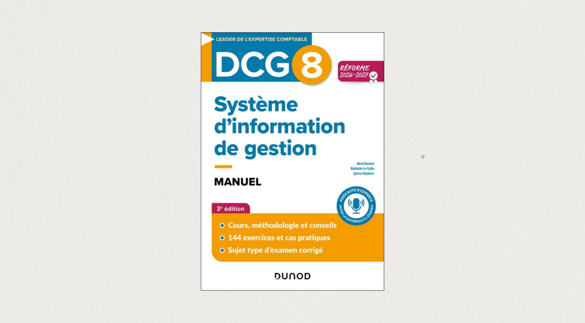 Illustration de l'article DCG 8 Systèmes d'information de gestion : Manuel - Réforme 2026-2027 - 3e édition 
